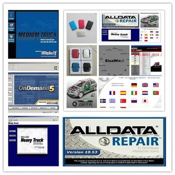 

alldata 10.53 and mitchell on demand +mitchell estimating software+atsg+vivid workshop data+ hdd 1tb car and truck