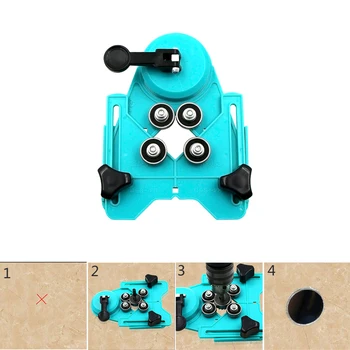

Adjustable 4-83mm Drill Bit Glass Tile Hole Saw Core Bit Guide Openings Locator