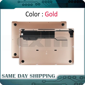 

New for Macbook Air Retina 13" A1932 Bottom Case Gold Golden Rose Color Lower Bottom Cover Battery Door 2018 Year EMC 3184