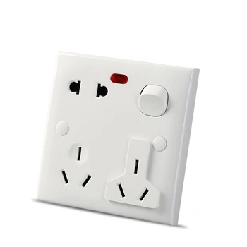 

5Pcs White 250V 10A US AU Plug Power Point Wall Socket Charger Receptacle Outlet Panel Universal