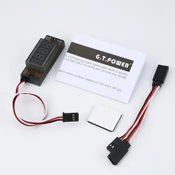 

FATJAY G.T.POWER Ignition Mini Tachometer RPM Revolution Meter for RC CDI Petrol Gas Engine speed tester
