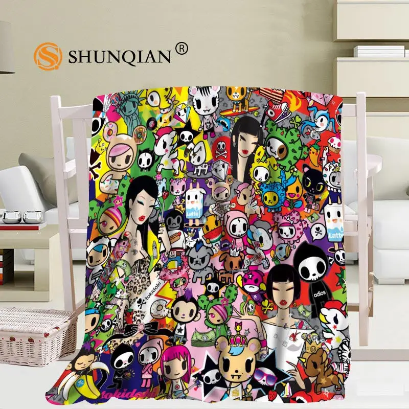 

New Arrival Custom Tokidoki Blanket Sofa New Blanket Portable Soft Blanket Bed Plane Travel Adult Home Blanket