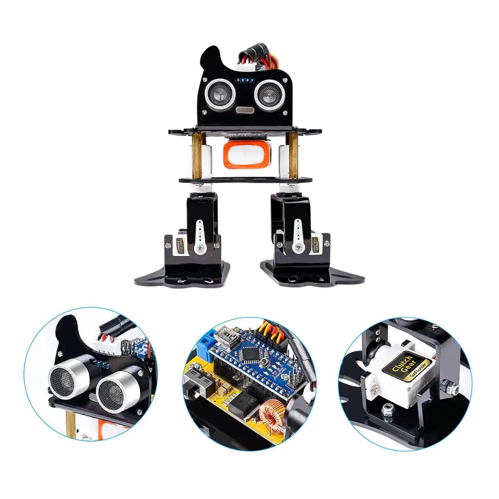 SunFounder Smart Programmable Dancing DIY Robot for Arduino Kids and Adults