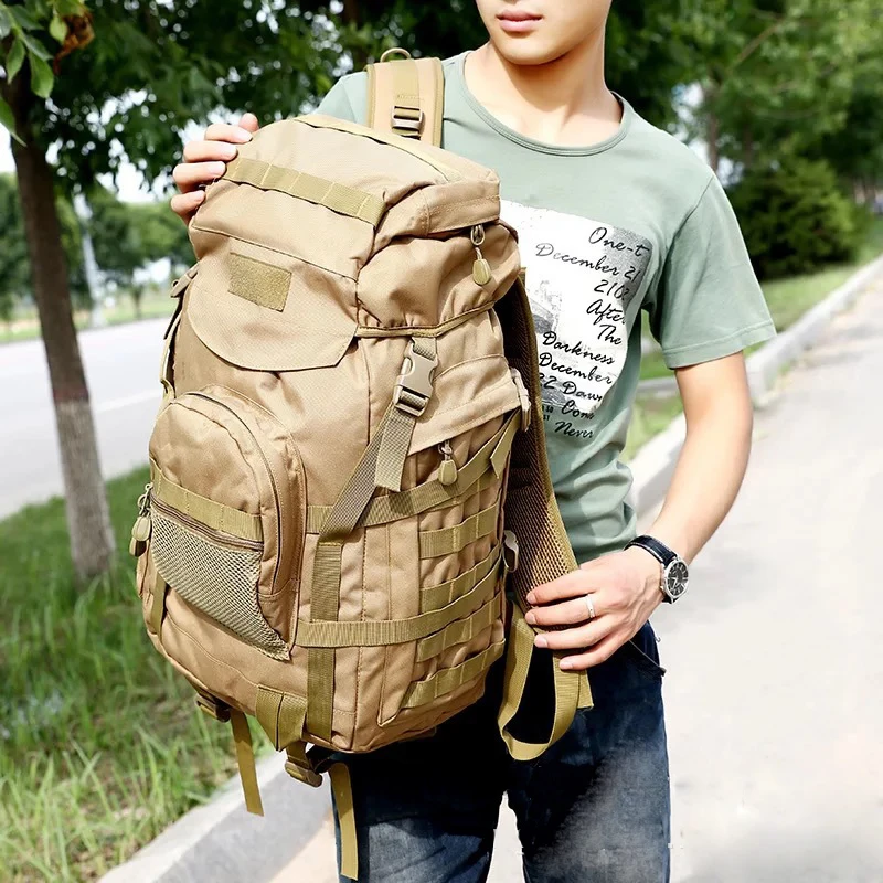 Военно-Тактические Штурмовые рюкзак армия Молл Водонепроницаемый рюкзак большой рюкзаки для наружного Пеший Туризм Кемпинг HuntingBag