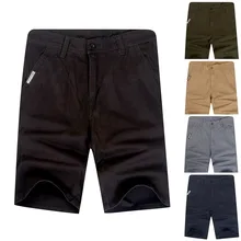 Лидер продаж, мужские новые летние свободные однотонные шорты Карго, повседневные шорты большого размера, короткие брюки, быстрая в течение 36 часов
