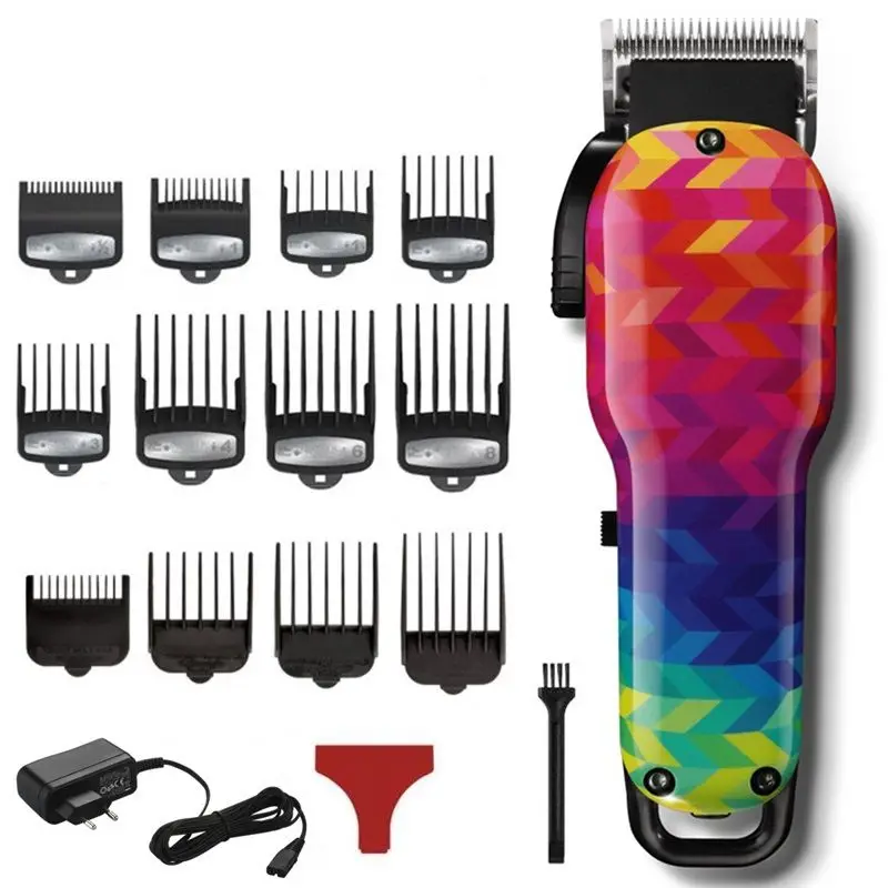

barber professional hair clipper powerful men electric hair trimmer cordless haircutting machine hair cut tool (120 kind-colors)
