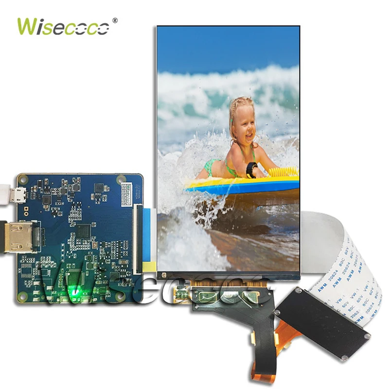 

5.5 inch 2560*1440 2K LCD Screen LS055R1SX04+ HDMI to MIPI driver controller S2.2 for 3d SLA printer NanoDLP