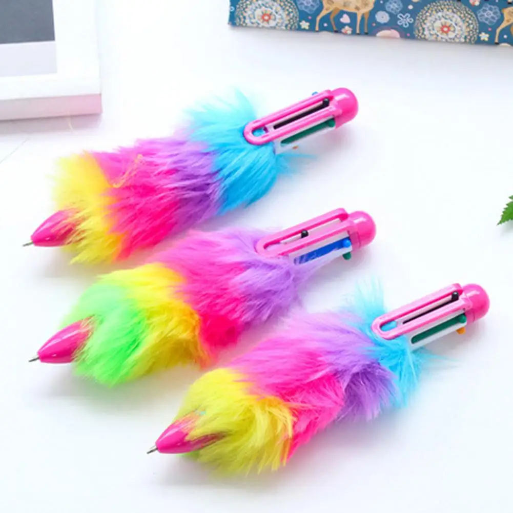 

Top Colorful 0.5mm School Office Supplies 6 Colors Writing Stationery Ballpoint Pen