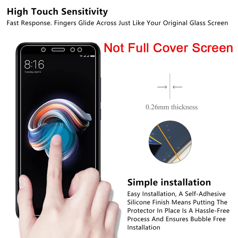 Прочное Защитное стекло для экрана Redmi 7 6 4 3 Pro закаленная пленка 9H HD защитное на
