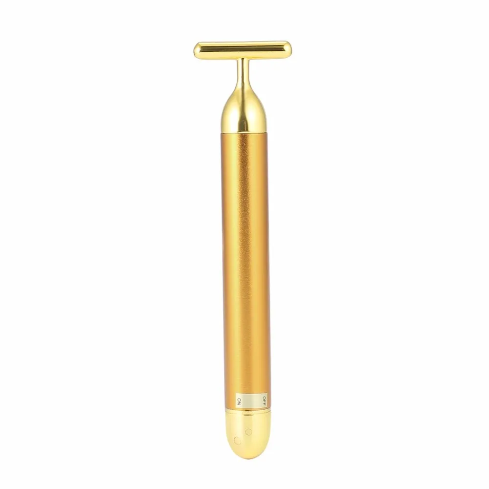 

Small Size Beauty Face Lift Tool T Shape Facial Beauty Vibration Massager Energy Vibrating Bar Firming Tighten Skin Care Tool