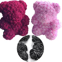 2 см мини шелковая пена роза искусственные головки цветов Свадебный цветок украшения дома пенополистирол пенопласт плесень плюшевый медведь Роза цветок