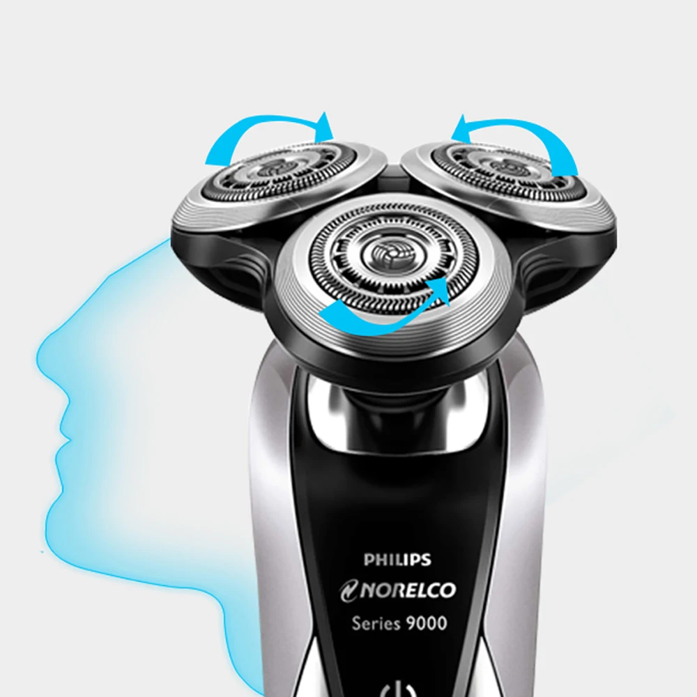 Philips Norelco S9311 бритва 9300 Wet & dry электробритва с SmartClean Системы без картриджа дорожная