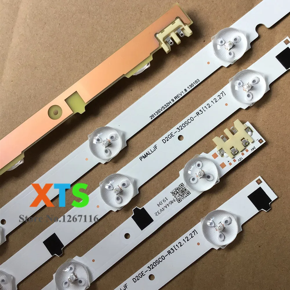 

5pcs FOR samsung 2013SVS32H Ue32f5000 D2GE-320SCO-R3 UA32F4088AR UA32f4100AR backlight LUMENS D2GE-320SC0-R3 650MM 9LED 32 inch