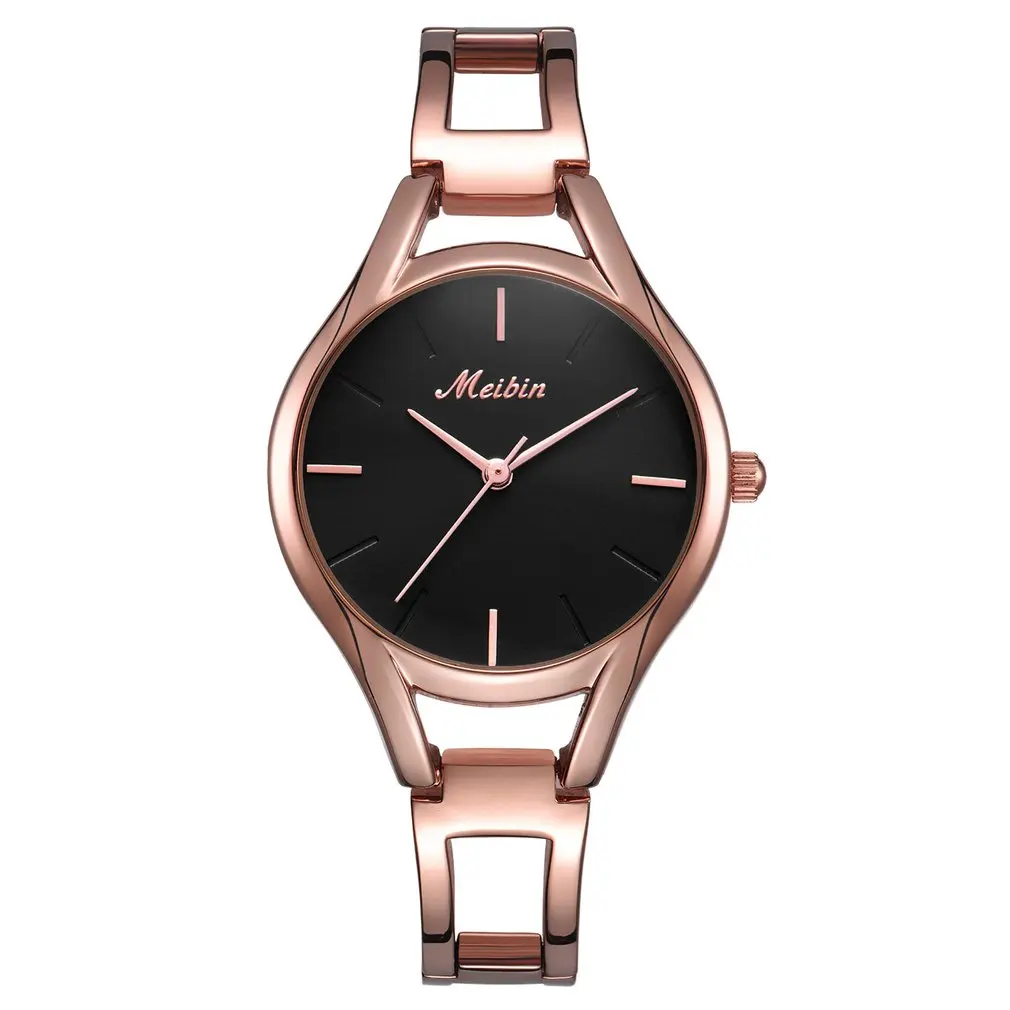 

New Steel Belt hand clock dress elegant Watches Precise Quartz Movement famous brand watch for women stylish