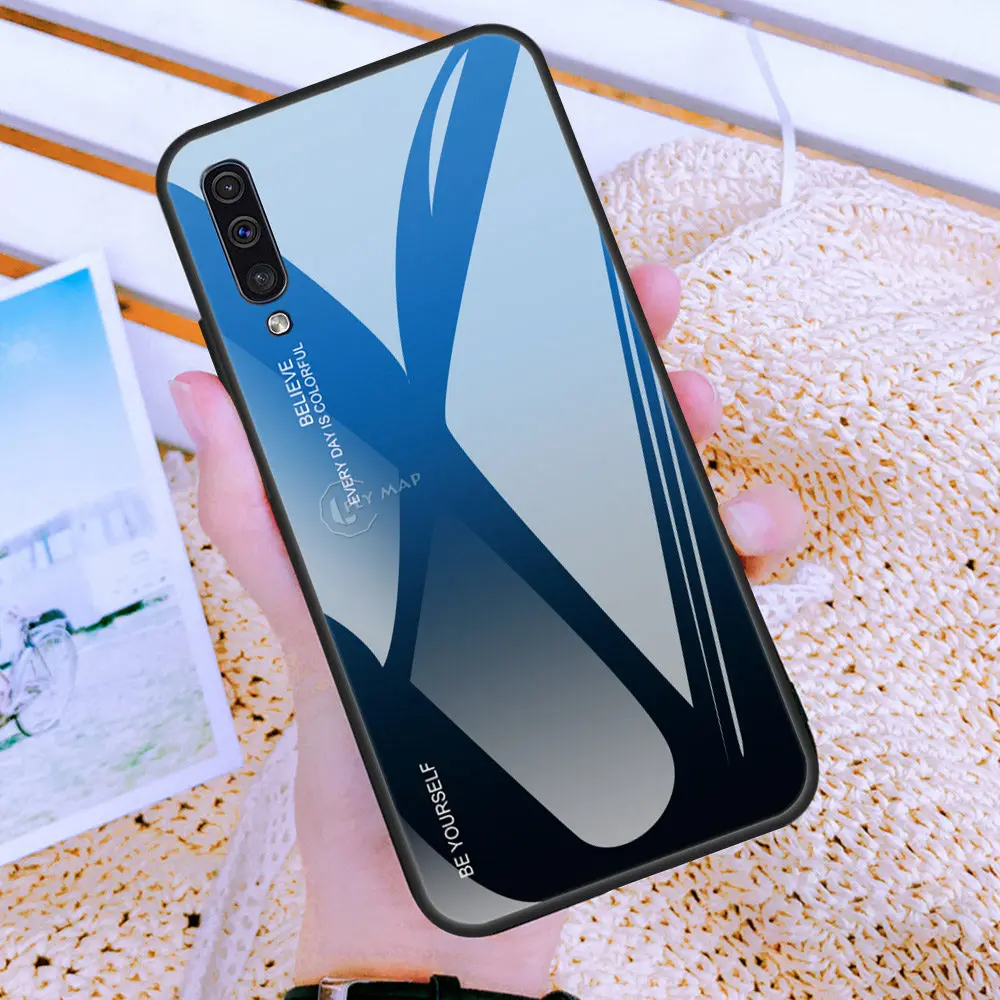 Gradient-Aurora-for-Samsung-Galaxy-A50-2019-A505-A505FD-A505F-DS-Tempered-Glass-Back-Case-SM(4)