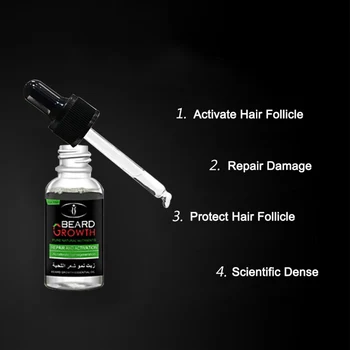 

100% Natural Organic Beard Growth Liquid Beard Care Profession EU&US Men Beard Care Liquid For Beard Growth Male Hair Care