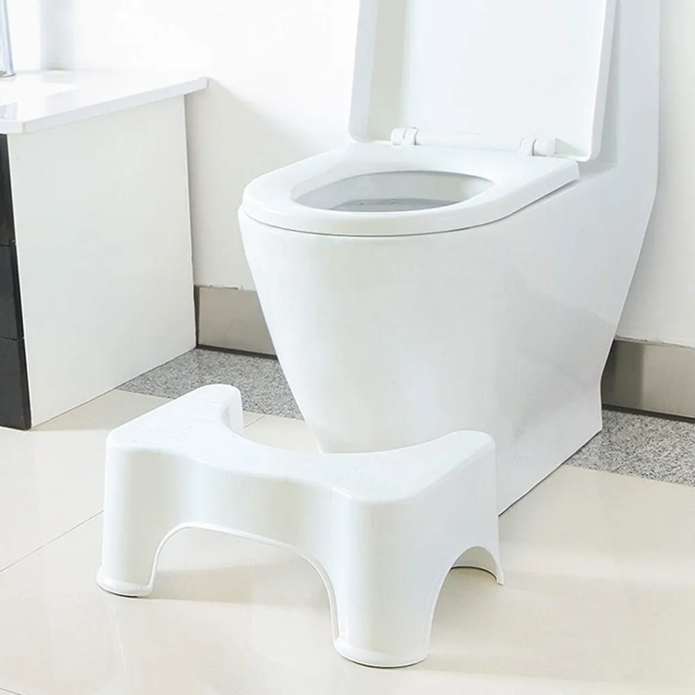 U-образный стул для унитаза, нескользящий коврик, помощник для ванной комнаты, сиденье для ног, снимает запоры, сваи, бытовой инструмент