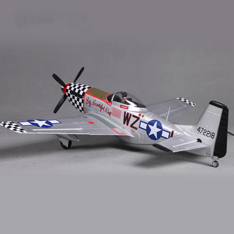 FMS 800 мм Мини Warbird P51 P-51 Mustang V2 Большая красивая кукла 2S 4CH PNP RC самолет Duralble EPO масштабная модель самолета