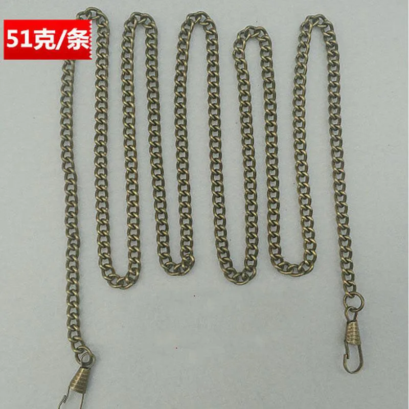 1pcs 120cm Sideways bags chain Vintage Metal Shoulder Strap Chain purse DIY Sewing handmade Bag part Cords purse handle AU294