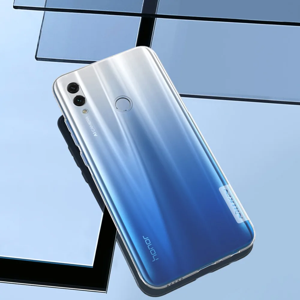 Чехол для Huawei Honor 10 Lite Nillkin силиконовая задняя крышка мягкий прозрачный чехол из