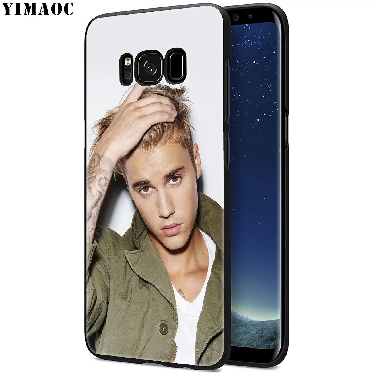 YIMAOC Justin Bieber Soft Silicone Phone Case for Samsung Galaxy A6 Plus A9 A8 A7 2018 A3 A5 2016 2017 Black Note 9 8 Cover
