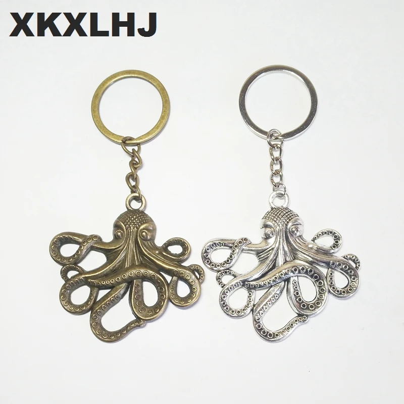 XKXLHJ новый модный брелок 57*55 мм осьминог подвески DIY мужские ювелирные изделия