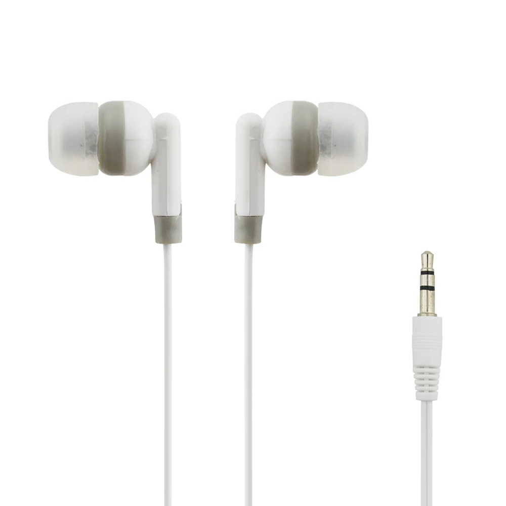 qijiagu 200pcs In Ear 3.5mm Wired Earphone Headset In line Control