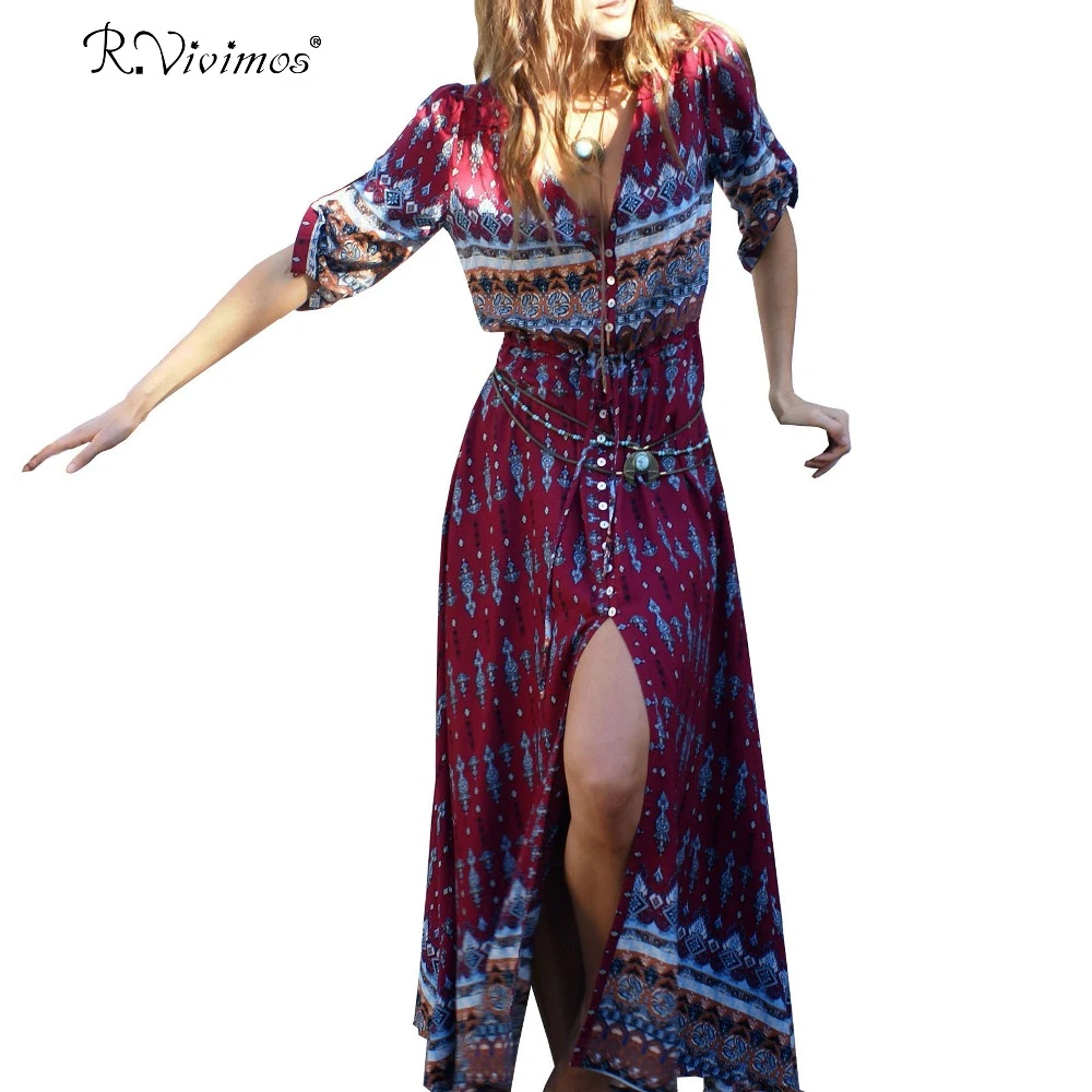 r vivimos floral maxi dress