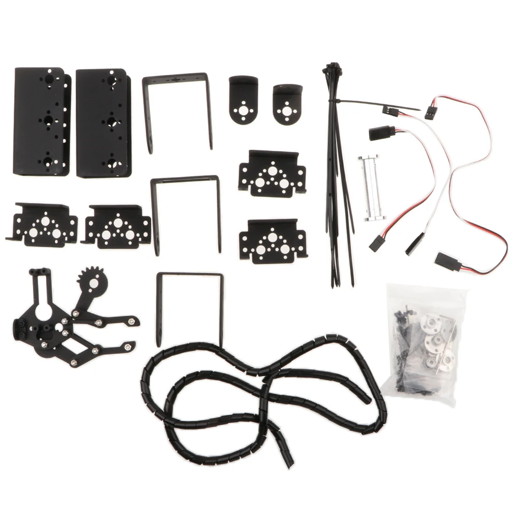 DIY Hot Smart 6-Dof Robot Mechanical Arm Servo Controlled For Arduino Learning Robotics Assembly Kits