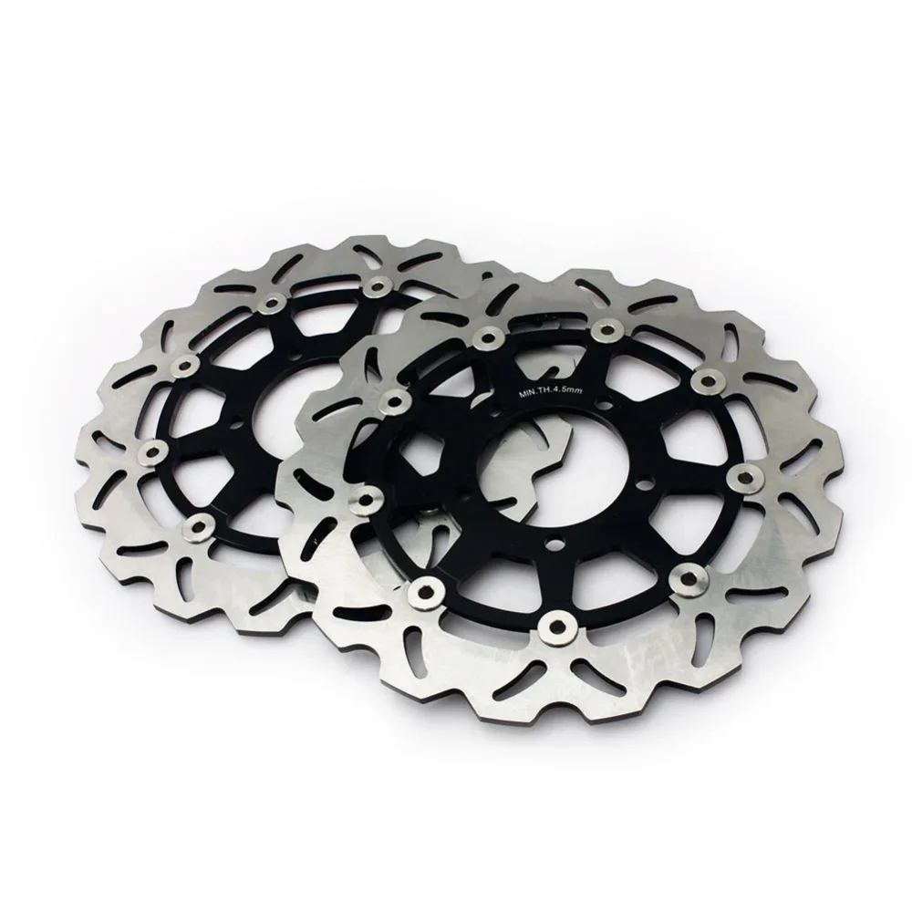 

BIKINGBOY Front Brake Disks Discs Rotor For Kawasaki Z 1000 SX / ABS 11 12 13 14 15 16 Ninja ZX10R 04 05 06 07 KLE 650 Versys