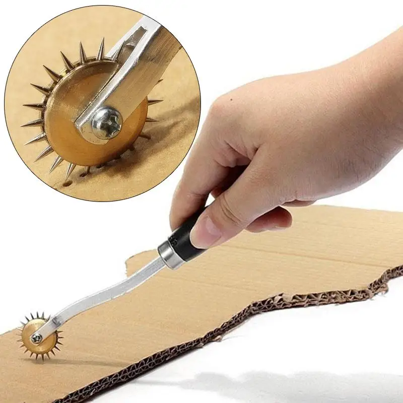 Buy 4mm Stitch Leather Sewing Spacer Overstitch Wheel Awl Punch Hole DIY Craft