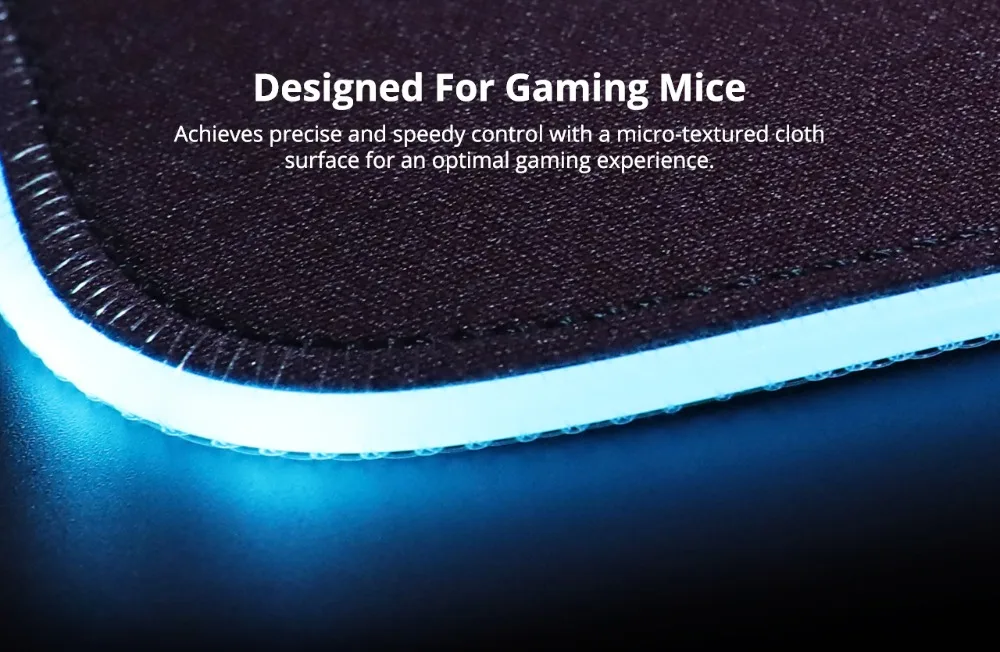 Tronsmart Spire Large Mouse Pad Gaming Mouse Pad Gamer RGB Compupter Mouse Pad with Soft Cloth Surface, Non-slip,Waterproof 02