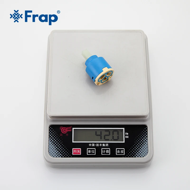 Frap 35mm Ceramic Cartridge Faucet Cartridge Mixer Torque Spindle Free Rotation Flat Base Faucet Accessories F51