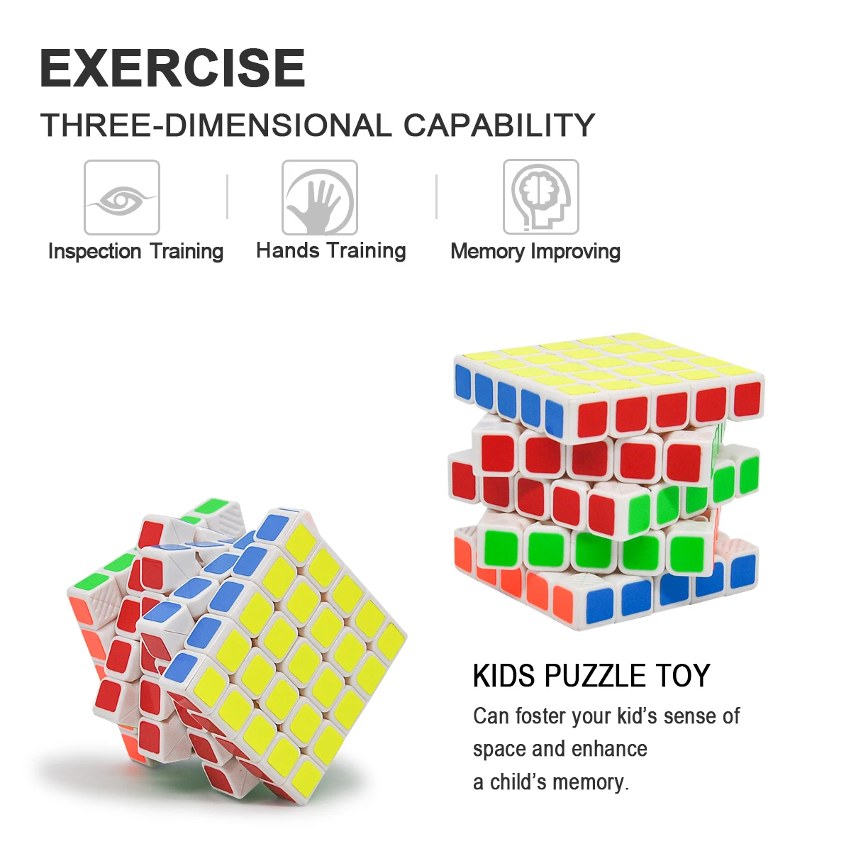 Neo Cube 5x5x5 Cubo Magico, волшебный куб, головоломка, скоростные кубики, без наклеек, кубический антистресс, 5 на 5, игрушки для детей