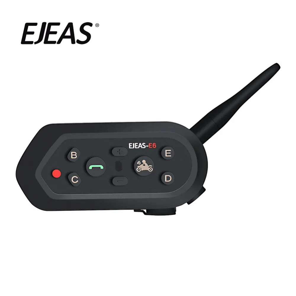 

EJEAS E6 1200m Motorcycle Communication System Vox Bluetooth Motorcycle Intercom Moto Helmet Headset Motorradhelm Bluetooth