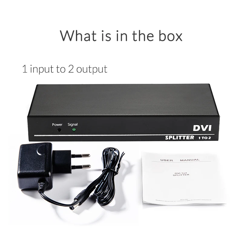 Разветвитель DVI Unnlink 1X2 DVI-D 1 в 2 Выход UHD 4 k@ 30 Гц FHD 1080P@ 60 Гц для монитора проектора компьютерная графическая карта