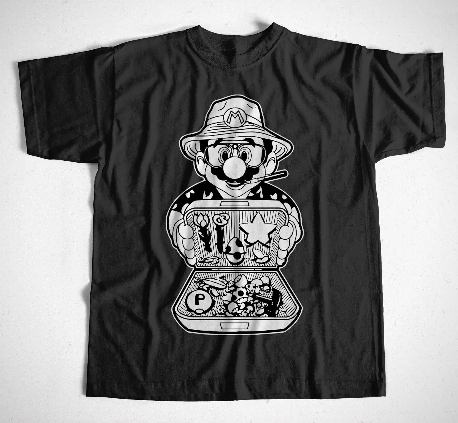 T-Shirt Super Mario Take me to your dealer Herren Schwarz Fun Kult Summer Short Sleeves Cotton Fashion t Shirt | Мужская одежда