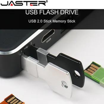 

JASTER Key usb flash drive waterproof pen drive 8GB 16GB usb sticks 32GB 64GB pendrive usb 2.0 memory stick Flash Drive
