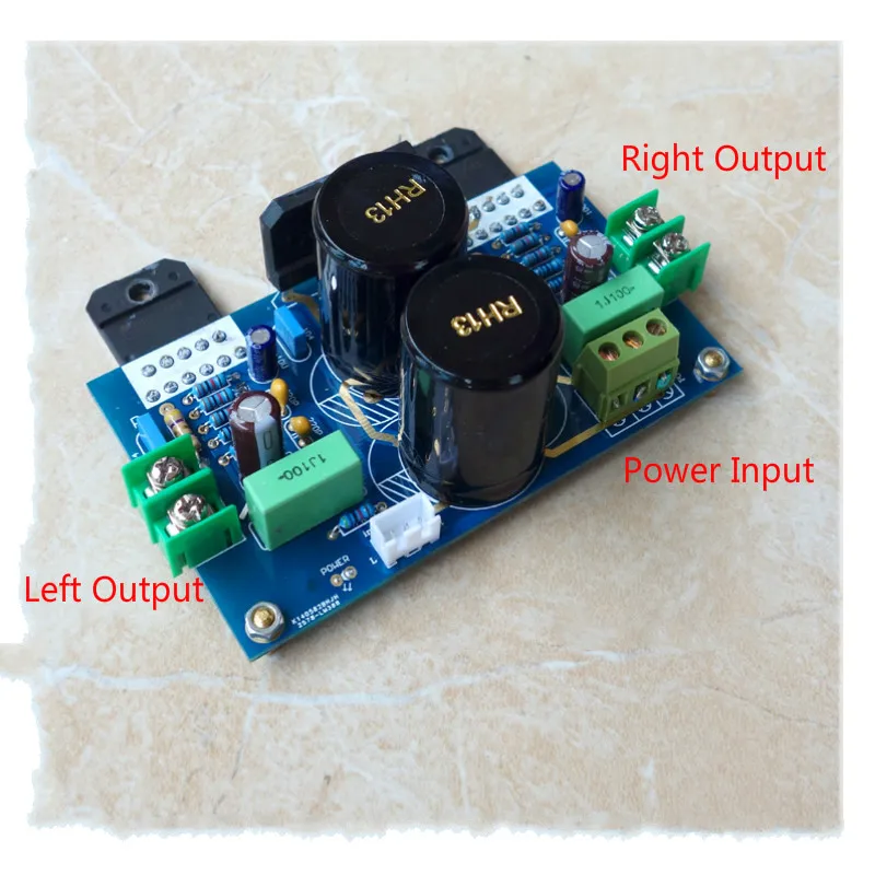 

Free ship double AC16-32V 68W+68W LM3886 Amplifier Board Spare Parts Amps Board DIY Kits