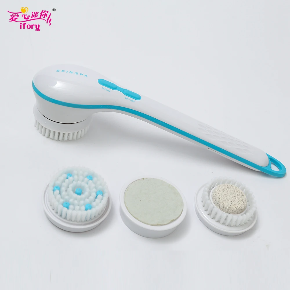 Kaufen Ifory 5 in 1 Elektrische Bad Pinsel Handheld Spin SPA   Reinigung Dusche Massage Pinsel Entlasten Körper Müdigkeit Spa Peeling bad Werkzeug