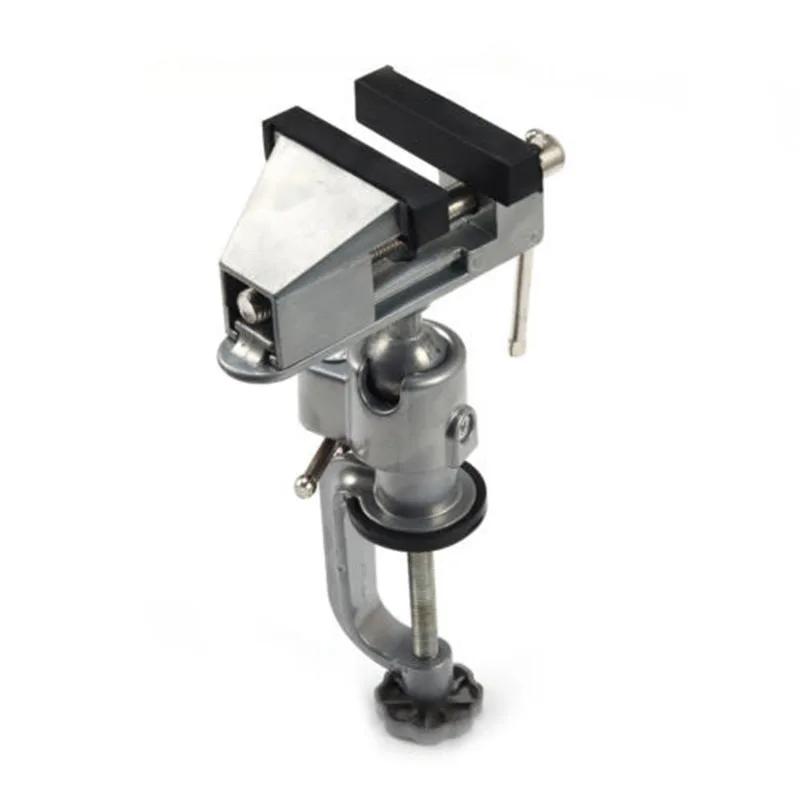

Bench Vise Table Swivel Lock Clamp Vice Craft Hobby Cast Aluminum Hand Tool W