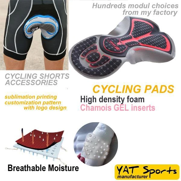 High Density Foam Italy Cycling Pad Cycling Gel Pad New Style Chamois