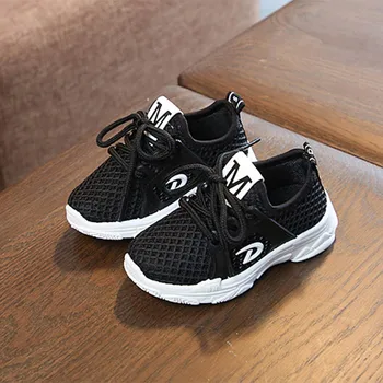 

2019 Autumn New Fashion Net Breathable Leisure Sports Running Shoes Baby Boys Girls Anti-Slip Walking Shoes Kids Shoes