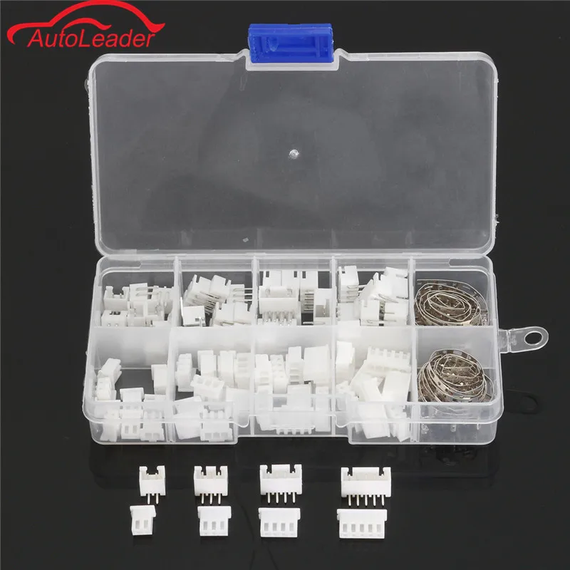 

40 Sets 2/3/4/5Pin Right Angle JST-XH 2.5mm Pitch Terminal/Housing/Pin Header Connector Adaptor Male Female Lipo Connector XH