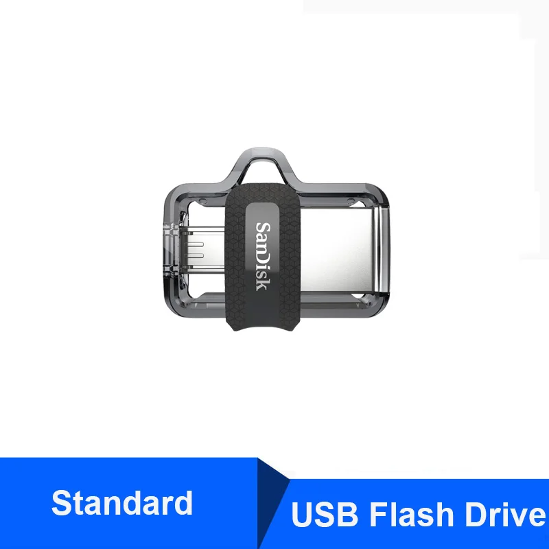 Sandisk Mini USB 3,0 флеш-накопитель двойной OTG USB флеш-накопитель 16 ГБ флеш-накопитель Высокая скорость до 150 м/с usb накопитель memoria для Android телефона - Цвет: SDDD3 16GB Standard