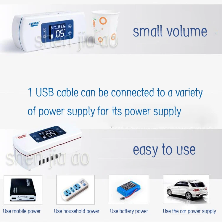 Инсулин медицинский холодильник/небольшой холодильник портативный холодильник, холодильная установка BC-170A
