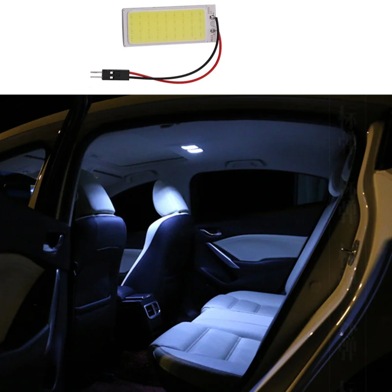 1set T10 COB LED Car Panel Dome Festoon 36SMD Interior Reading Map Lamp