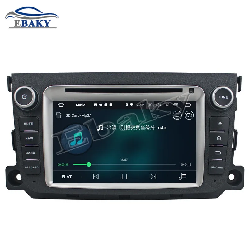 Perfect NaviTopia 7inch 4GB RAM 64GB ROM Octa Core Android 9.0 Car DVD Radio for Benz Smart 2011 2012 with GPS/WIFIs/bluetooth 15