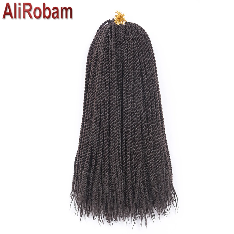 AliRobam синтетические косички для наращивания Омбре плетение волос Сенегальские накрученные волосы Вязание крючком спиральные вязание косичками наращивание волос 30 корней/упаковка