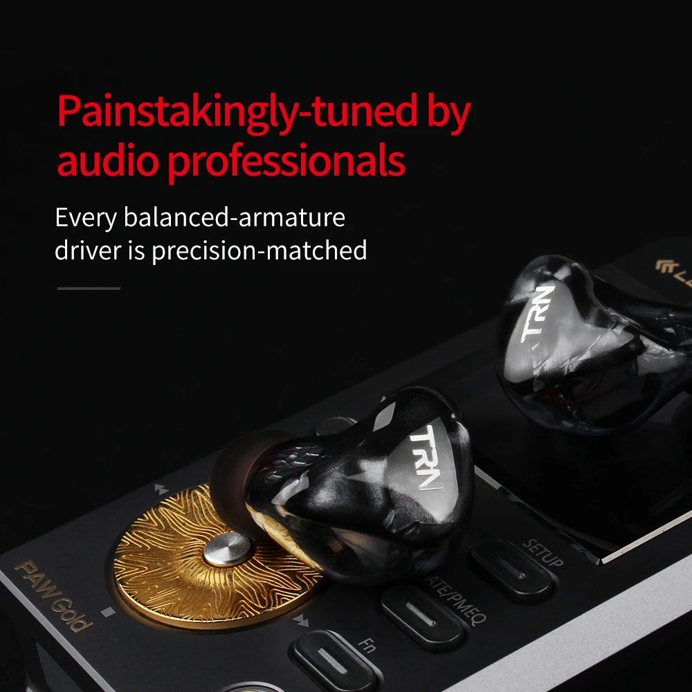AK TRN X6 6BA сбалансированные арматурные наушники для ушей IEM HIFI DJ монитор бега